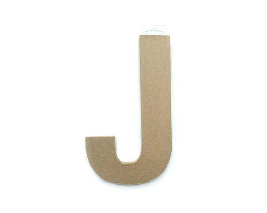 Lerman decor's wood letter J - 9"