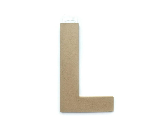 Lerman decor's wood letter L - 9"