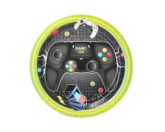 7" Game on paper plates