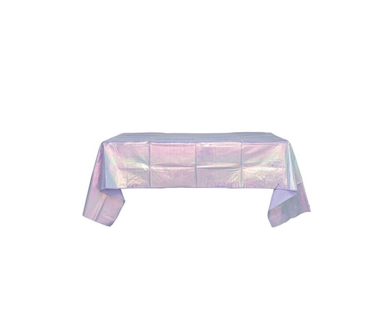 2 ply iridescent table cover - 96" x 52"