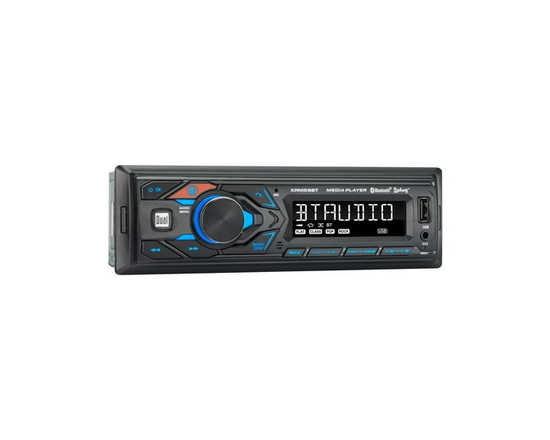 Dual Electronics XRM59BT High Resolution LCD Single DIN Car Stereo Receiver with Built-In Bluetooth, USB, MP3 Player & Siri/Google Assist Button - Sin