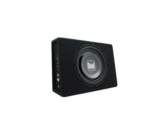 Dual Electronics TBX10A 10 inch Shallow High Performance Powered Enclosed Subwoofer with Built-In Amplifier & 300 Watts of Peak Power - 10"