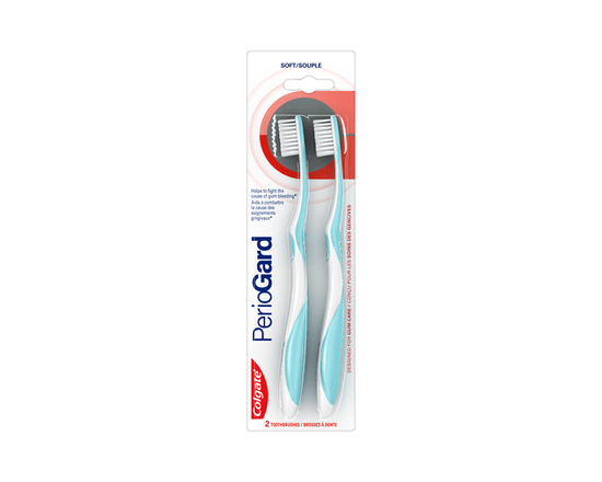 Colgate PerioGard Gum Toothbrush, Soft Toothbrush, 2 Pack