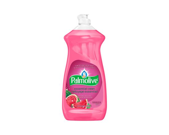 Palmolive Essential Clean Liquid Dish Soap, Watermelon Scented Dish Detergent, 828 ml Bottle - 828 mL