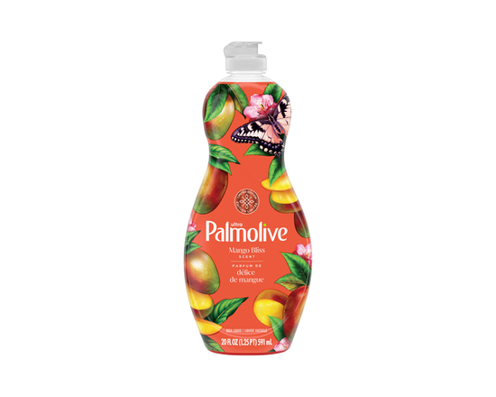 Palmolive Ultra Strength Liquid Dish Soap, Mango Bliss, 591 ml - 591ML
