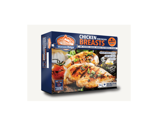 Watson Ridge Seasoned Chicken Breasts, BBQ - 1.5 kg