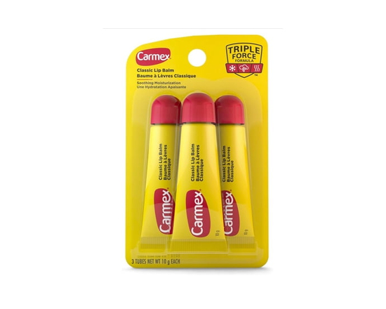 Carmex Classic Flavour Squeeze Tube 3 PacK - 10g