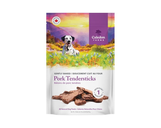 Caledon Farms all Natural Pork Tendersticks Dog Treats 110g - All sizes