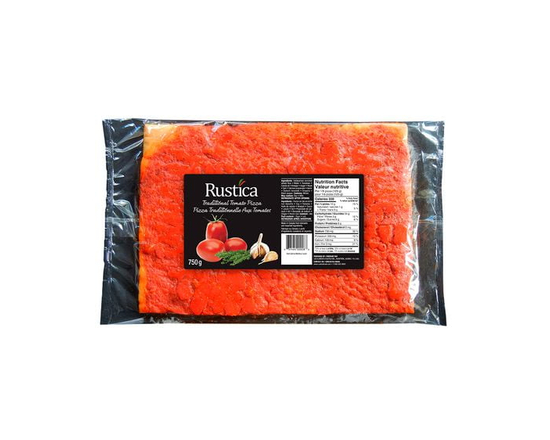 Pizza traditionnelle style boulangerie italienne aux tomates Rustica