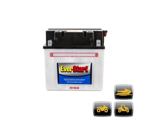 EverStart POWERSPORT ES16CLB – 12 Volts, Batterie de sport motorisé, 240 ADF