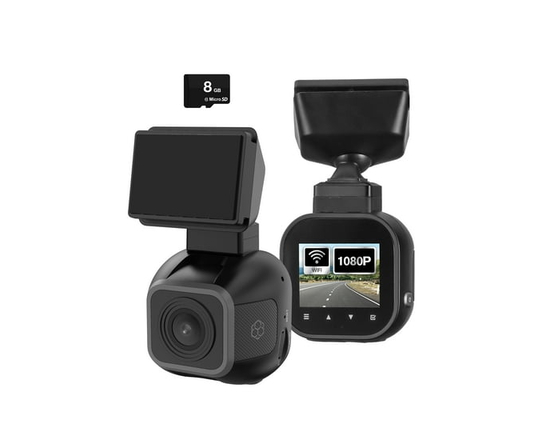 YADA Roadcam PLUS 1080p Dash Cam with WiFi App Control, Night Vision, Loop Recording, G-Sensor, Compact Size, Micro SD Card Included – BT532967F - 4.1
