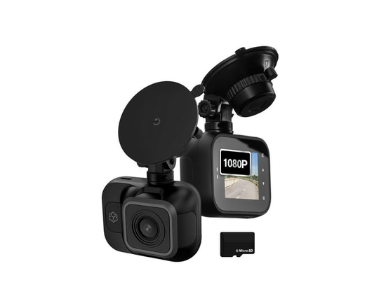 YADA Roadcam 1080p Compact Dash Cam with G-Sensor Smart Collision Detection, Motion Sensor Built-in, Full-HD Night Parking Surveillance, Easy Windshie