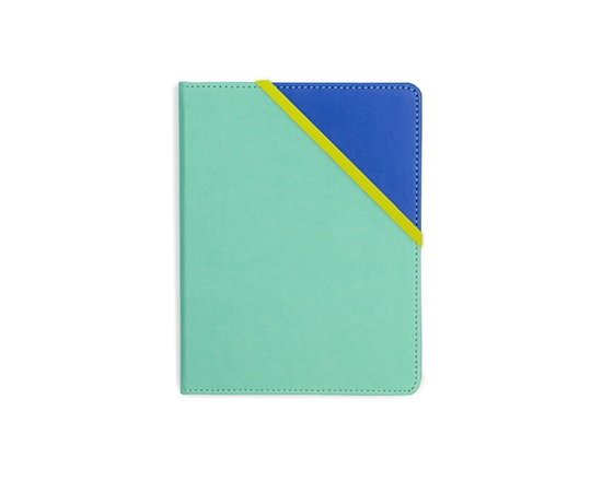 Carnet Think Ink en cuir vegan – Bloc de couleur menthe, 15,2 x 20,3 cm, 160 pages lignées