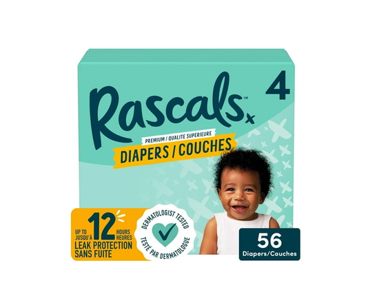 Couches Rascals Premium, Taille N, 68 unités - Taille 4