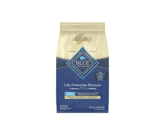 Blue Buffalo Life Protection Formula Adult Dry Dog Food, Chicken & Brown Rice 4.5kg - 2.2KG