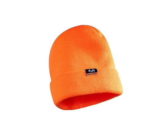 Bonnet de chasse isolé orange vif pour hommes Realtree, 1 Chacun