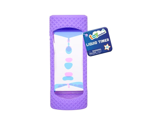 Minuteur Liquide Toymendous, Jouet Sensoriel Apaisant avec Bulles, Couleurs Assorties