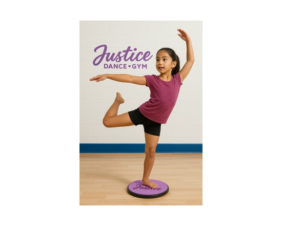 Justice 5" Dance Turning Disc, Portable Pirouette Disc for Gymnastics & Ballet, Ages 6+