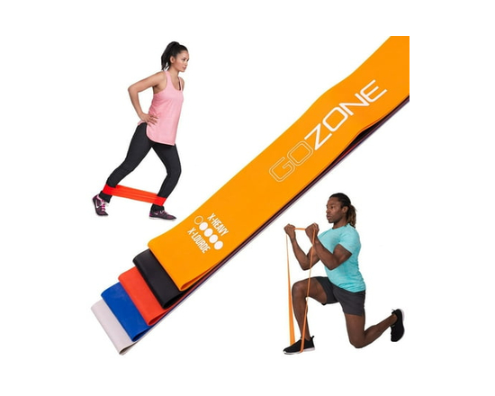 5 mini-bandes élastiques GoZone – Multicolore