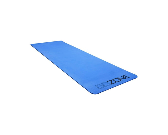 GoZone Yoga Mat Non Slip, All Purpose TPE Fitness and Workout Mat, Blue, 6 mm - 24 x 72