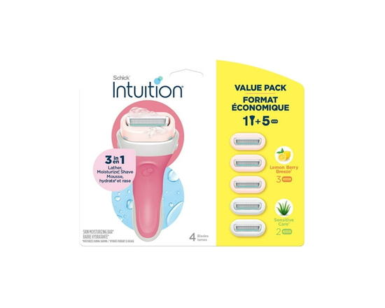 Schick Intuition Razor & Refill Value Pack