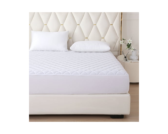 Mainstays Poly Mattress Pad for Bed Protection Queen 60 in x 80 in
