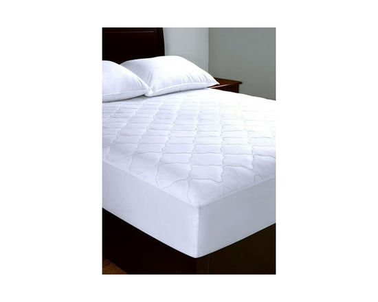 Mainstays Waterproof Mattress Pad Full Size (54" x 75") – Deep Pocket Cover Fits up to 16", Washable Mattress Protector for All-Night Comfort