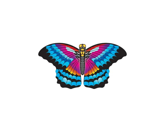 Cerf-volant papillon en nylon X Kites, 34 pouces de large, prêt à voler - Topaz