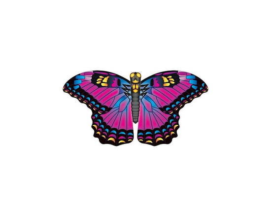 Cerf-volant papillon en nylon X Kites, 34 pouces de large, prêt à voler - Amethyst