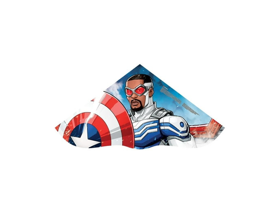 SkyDelta 52 Licensed Poly Delta Kite 52 in. wide. Captain America