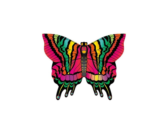 Cerf-volant en poly X Kites Butterfly de 28 pouces - Coral