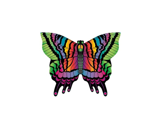 Cerf-volant en poly X Kites Butterfly de 28 pouces - Emerald