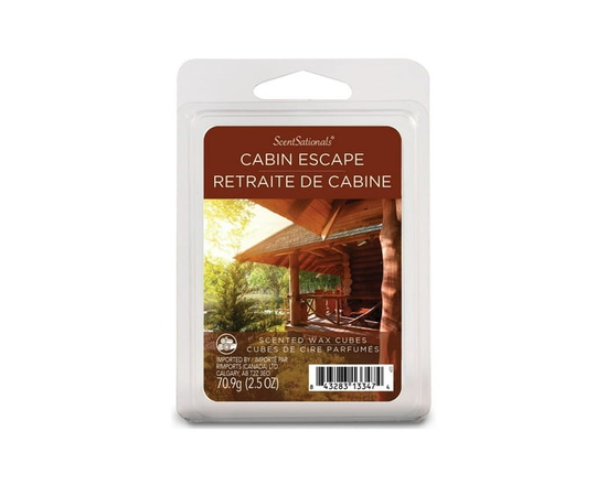 ScentSationals Scented Wax Cubes - Cabin Escape - 6 pieces