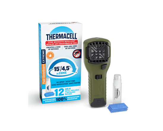 Thermacell Fuel-ZoneGuard Extreme Fuel Powered Mosquito Repeller with 12-Hr Refill