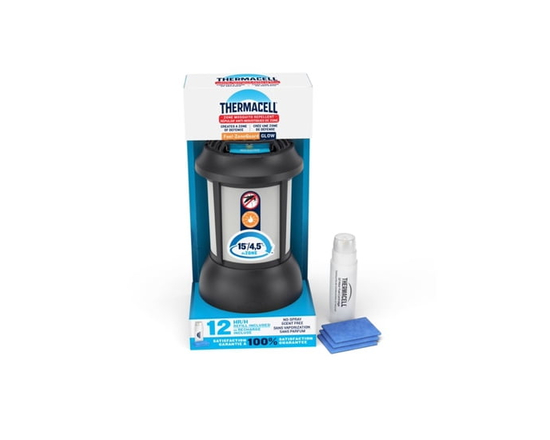 Thermacell Fuel-ZoneGuard Glow Fuel Powered Mosquito Repeller + Lantern with 12-Hr Refill