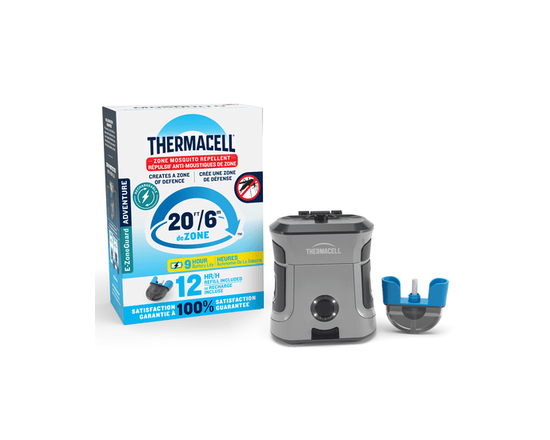 Thermacell E-ZoneGuard Adventure Rechargeable Mosquito Repeller with 12-Hr Refill and 9-Hr Battery