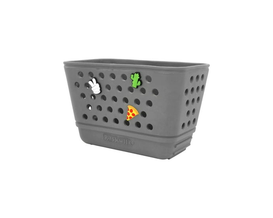 Bell Sports Panier à vélo gris Charms pour enfants par Raskullz