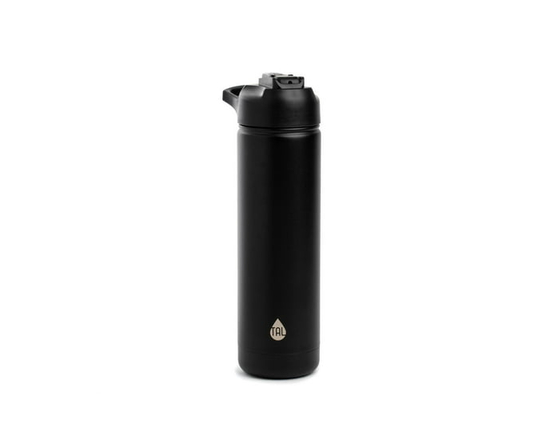 TAL Stainless Steel Ranger Water Bottle with Easy Sip Straw 26oz, Sage (Black)