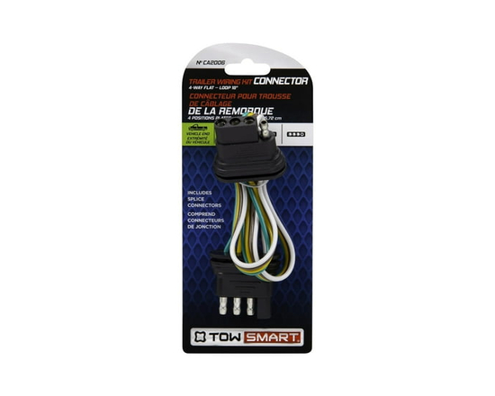 Trailer Wiring Kit - 4 Way Flat, 18" with Splice Connectors