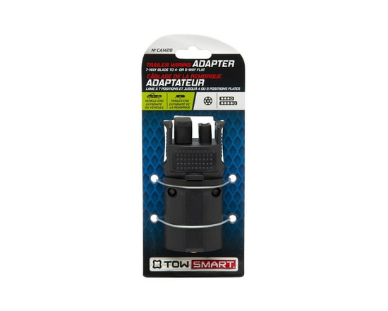 Adaptateur de câblage de remorque - Lame 7 voies vers 4 ou 5 voies à plat
