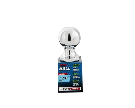 Class I - 1 7/8" Hitch Ball x 3/4" Shank Diameter x 1 1/2" Shank Length 2000 lb