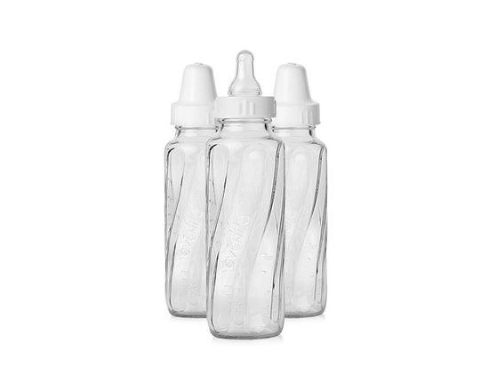 Evenflo Feeding Classic BPA-Free Glass Baby Bottles - 8 Ounce