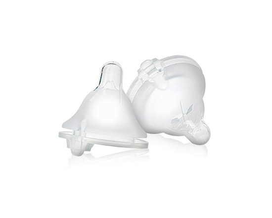 Balance+ Wide Neck Replacement Bottle Nipples (Med/Fast Flow) - 9oz