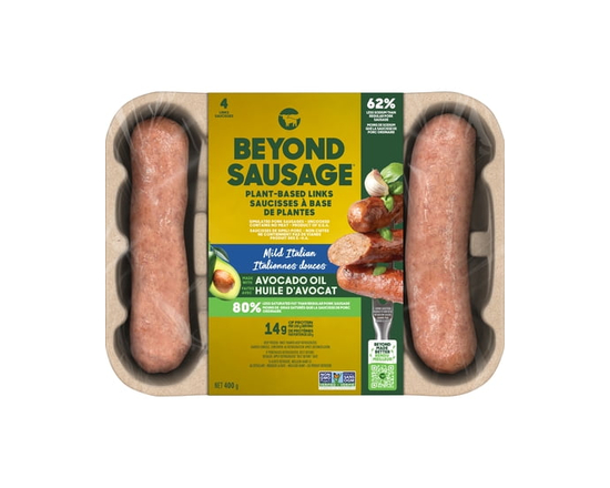 Beyond Meat Plant-Based Mild Italian Sausage, 400g - 400G