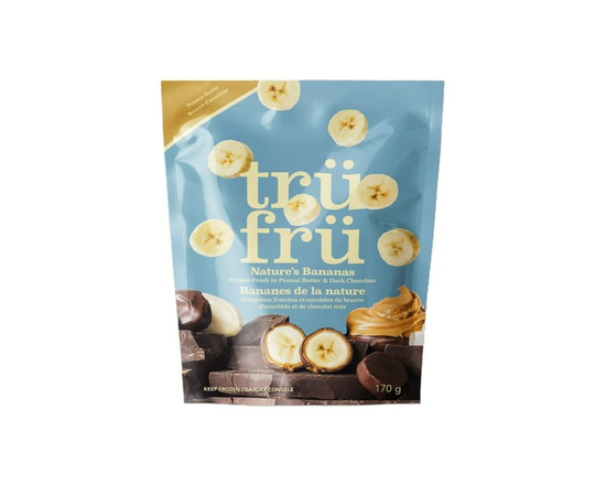 Tru Fru Frozen Banana Peanut in Peanut Butter and Dark Chocolate - 6 oz