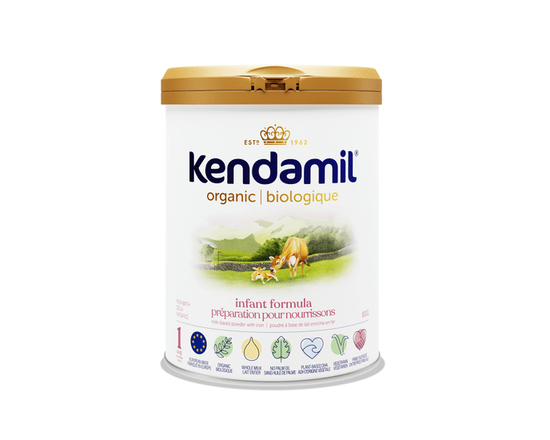 Kendamil Organic Whole Milk Baby Formula Powder, European with HMOs, Prebiotics, No Palm Oil or Soy, with DHA, 800g, 0-12 Months - 800g