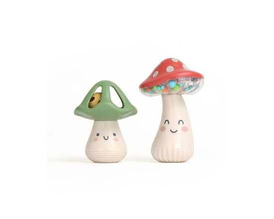 Itzy Ritzy Mini Maraca 2-Piece Musical Set, Plastic Head, for Infants, 6+ Months