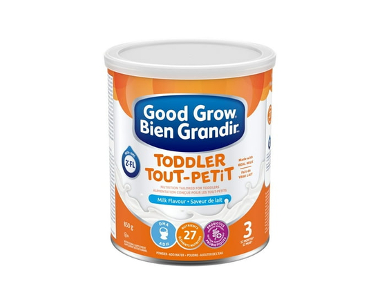 Bien Grandir Boisson nutritionnelle pour tout-petits, à partir de 12 mois, saveur lait, 850 g - 850 g