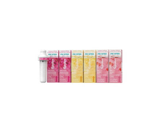 Cirkul LifeSip Flavor Cartridge Variety Pack, 6-Pack (2 Fruit Punch, 2 Strawberry Kiwi, 2 Honeycrisp Apple). - 6