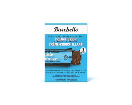 BAREBELLS CREAMY CRISP PROTEIN BAR - 4 PACK